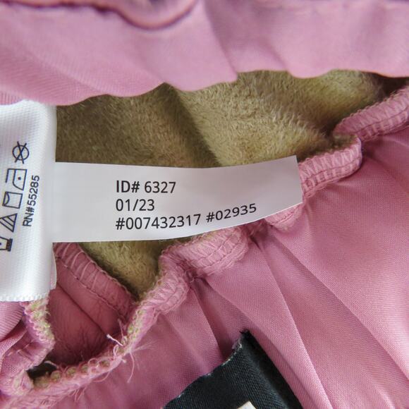 Express Super High Waisted Faux Leather Cropped Wide Leg Pants Pink Pants XS - Picture 11 of 11